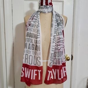 NWOT Taylor swift scarf